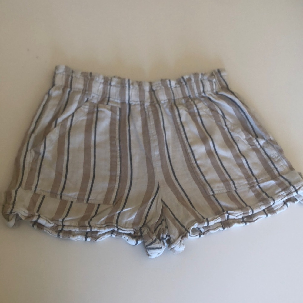 Vertically Striped Shorts